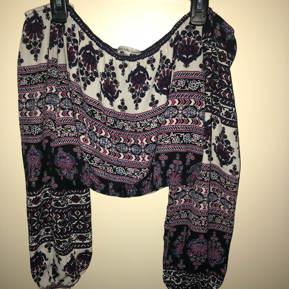 Off-Shoulder Crop Top